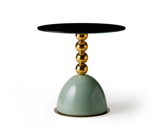 Pins | Round Side Table With Spheres | Beistelltische | Marioni