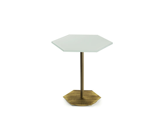 Ted | Side Table With Glass Top | Tables d'appoint | Marioni