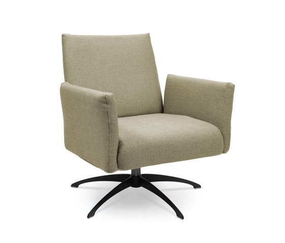 Kalos Lounge Chair with Swivel Base | Armchairs | Fischer Möbel
