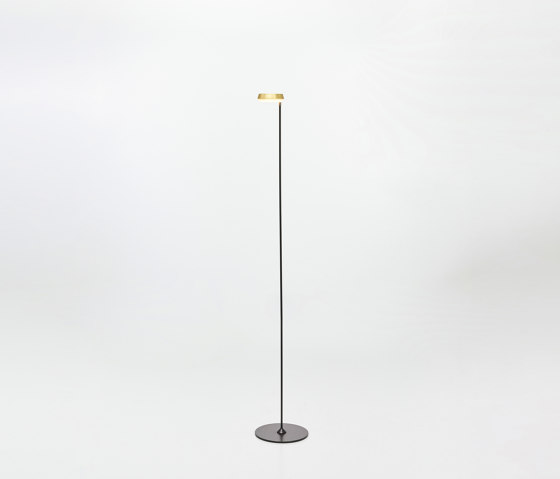 Mirai Standing lamp | Black - Yellow Gold | Standleuchten | Imagilights