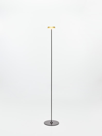 Mirai Standing lamp | Black - Yellow Gold | Lámparas de pie | Imagilights