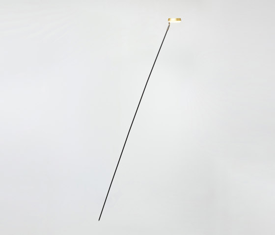 Mirai Sticks | Black- Yellow Gold | Luminaires sur pied | Imagilights