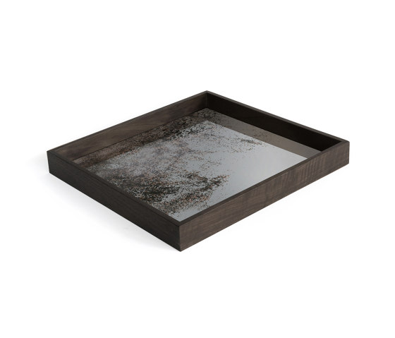 Classic tray collection | Clear mirror tray - square - L | Vassoi | Ethnicraft