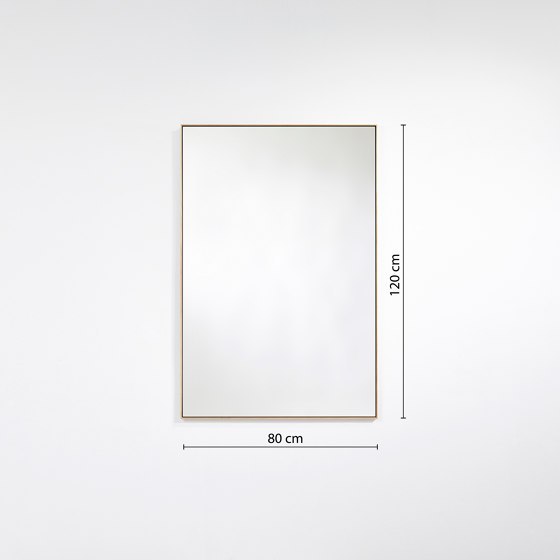 Lucka Oak Rect. | Mirrors | Deknudt Mirrors