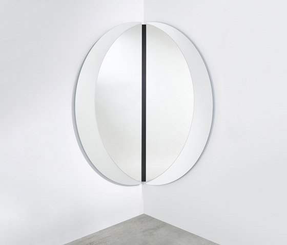Luna Black L Corner | Spiegel | Deknudt Mirrors