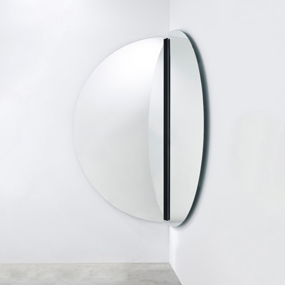 Luna Black L Corner | Mirrors | Deknudt Mirrors
