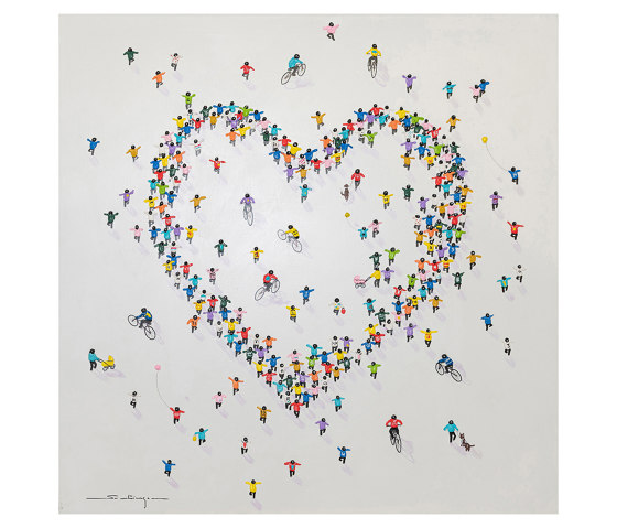 Bicycle Heart | Peintures murales / art | NOVOCUADRO ART COMPANY