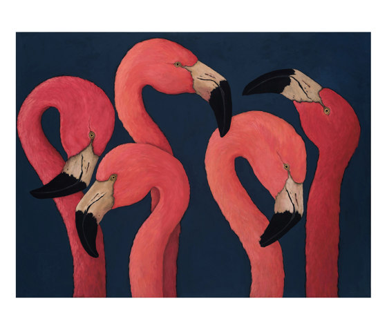 Five Flamingos | Arte | NOVOCUADRO ART COMPANY