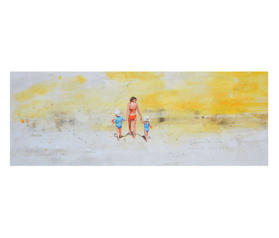Madre y niñas | Peintures murales / art | NOVOCUADRO ART COMPANY