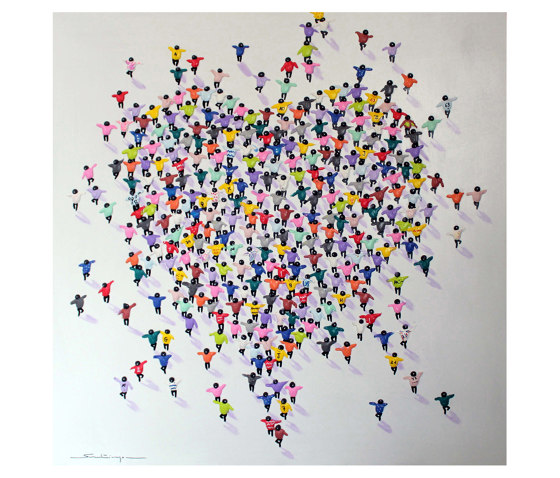 People Heart In | Wall art / Murals | NOVOCUADRO ART COMPANY