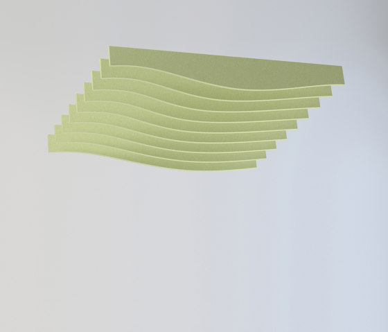 Ceiling Baffle Wave Morph | Panneaux de plafond | IMPACT ACOUSTIC