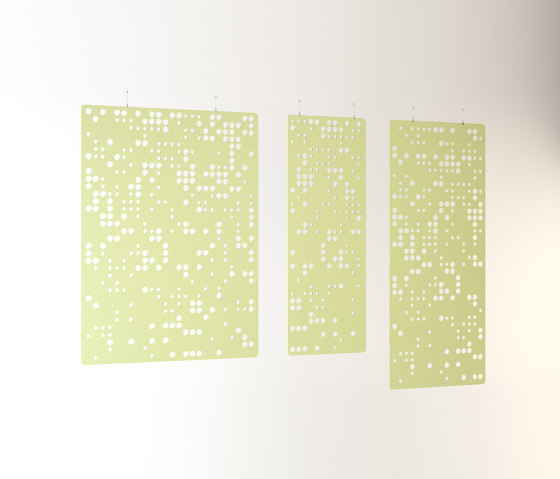 Hanging Division Braille | Divisores de habitaciones fonoabsorbentes | IMPACT ACOUSTIC