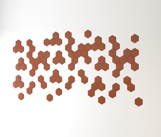Wandfliese Hexagon | Schalldämpfende Wandsysteme | IMPACT ACOUSTIC