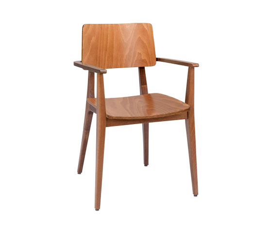 Flash AC, seat and back wood | Chaises | Satelliet Originals
