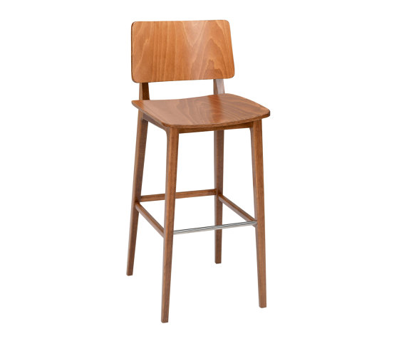Flash HS, seat and back wood | Bar stools | Satelliet Originals