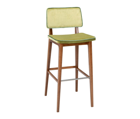 Flash HS, seat and back boxed upholstered | Bar stools | Satelliet Originals