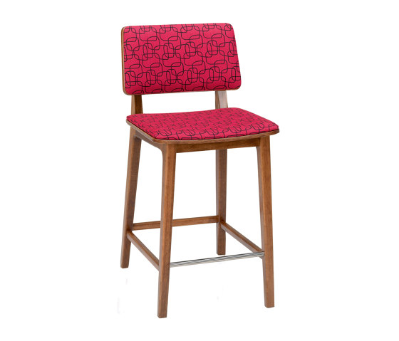 Flash MS, seat and back flat upholstered | Counter stools | Satelliet Originals
