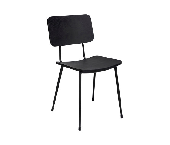 Gerlin Plywood SC, seat and back matt black lacquered | Chaises | Satelliet Originals