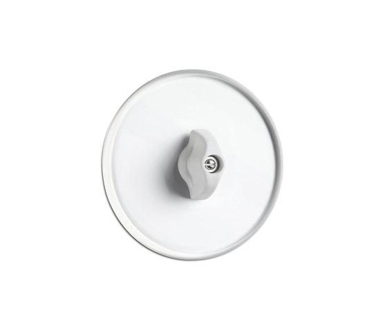 Over-centre rotary switch white glass duroplast | Interrupteurs rotatifs | THPG