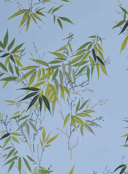 Bambous Bleu | Revestimientos de paredes / papeles pintados | ISIDORE LEROY