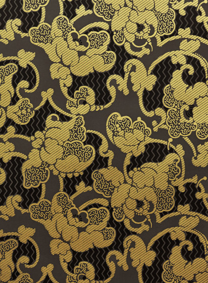 Deauville Rabbit Doré | Wall coverings / wallpapers | ISIDORE LEROY