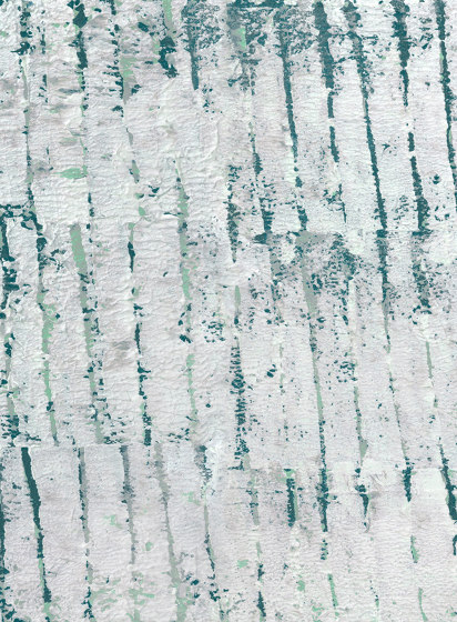 Ecorce Bleu Vert | Wall coverings / wallpapers | ISIDORE LEROY