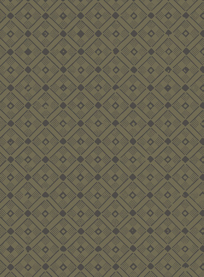 Géo Vert d'Automne | Wall coverings / wallpapers | ISIDORE LEROY
