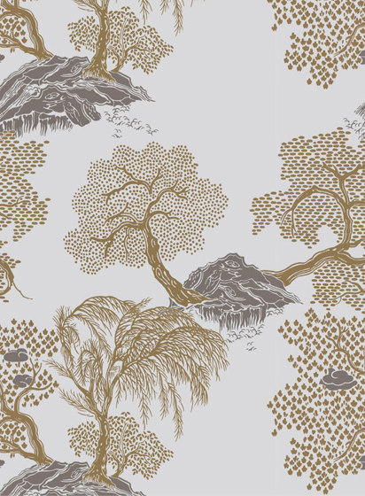 Jardin d'Asie Chamois | Wall coverings / wallpapers | ISIDORE LEROY