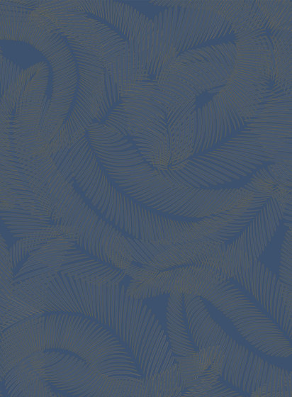 Plumes Bleu | Wall coverings / wallpapers | ISIDORE LEROY