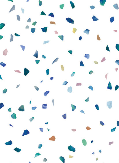 Terrazzo L Bleu | Wall coverings / wallpapers | ISIDORE LEROY