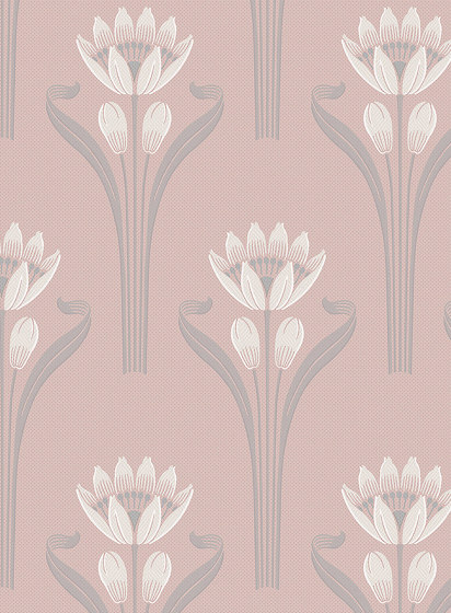 Tulipes Rose | Revestimientos de paredes / papeles pintados | ISIDORE LEROY