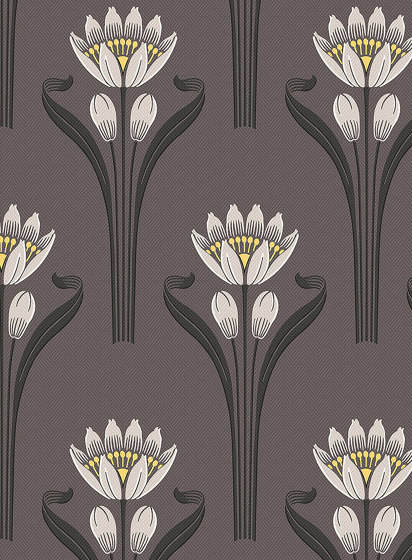 Tulipes Tabac | Wall coverings / wallpapers | ISIDORE LEROY