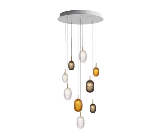 Metamorphosis chandelier 9 pcs | Suspended lights | Bomma