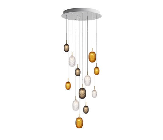 Metamorphosis chandelier 12 pcs | Suspended lights | Bomma