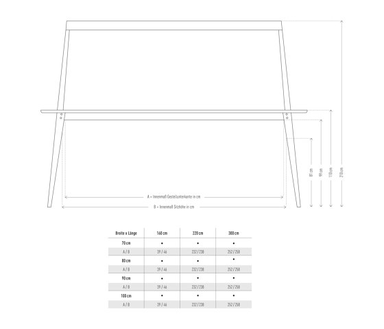 6GRAD | traverse high table | Tavoli alti | Jan Cray