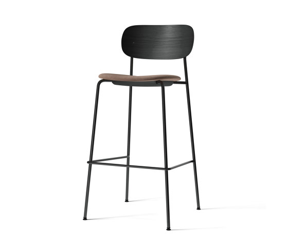 Co Bar Chair, Black Steel | Black Oak / Reflect 0344 | Taburetes de bar | Audo Copenhagen