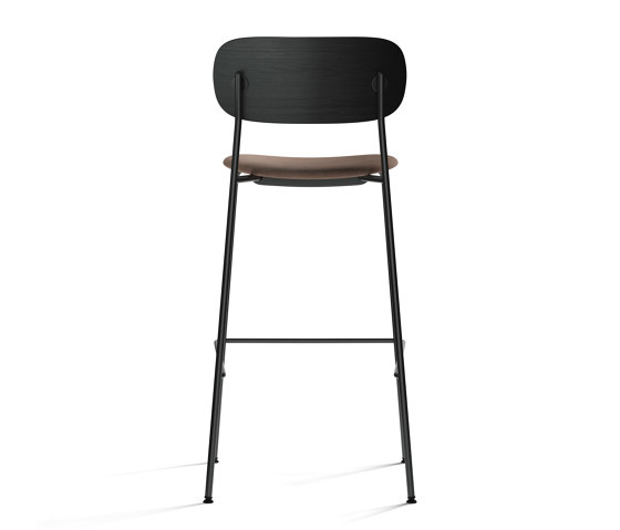 Co Bar Chair, Black Steel | Black Oak / Reflect 0344 | Tabourets de bar | Audo Copenhagen