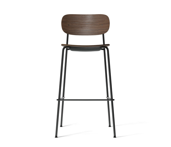 Co Bar Chair, Black Steel | Dark Stained Oak | Barhocker | Audo Copenhagen