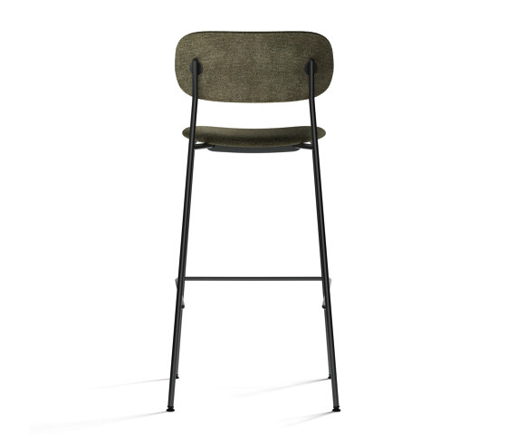 Co Bar Chair, Black Steel | Moss 0001 | Taburetes de bar | Audo Copenhagen