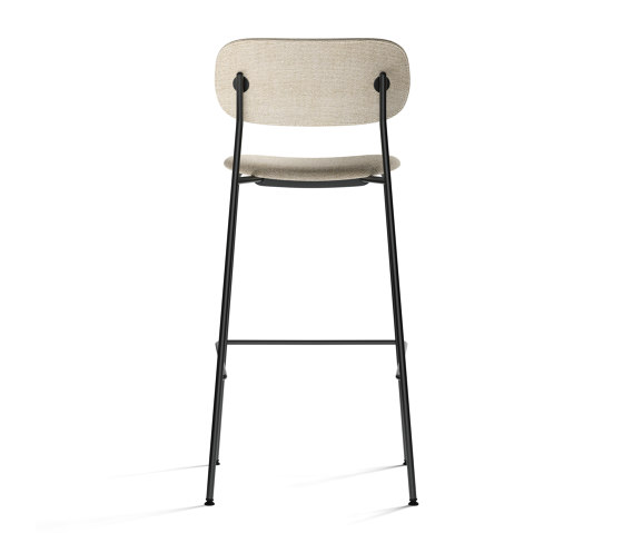 Co Bar Chair, Black Steel | Moss 0004 | Bar stools | Audo Copenhagen