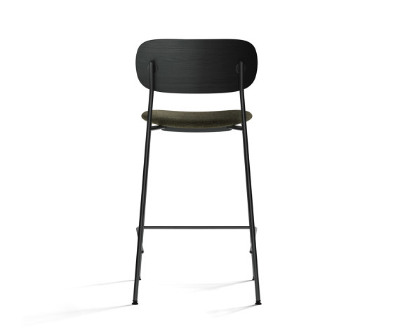 Co Counter Chair, Black Steel | Black Oak / Moss 001 | Counter stools | Audo Copenhagen