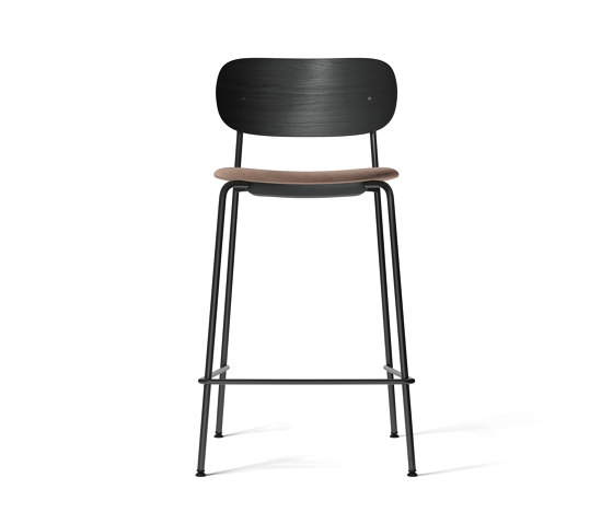 Co Counter Chair, Black Steel | Black Oak / Reflect 0344 | Chaises de comptoir | Audo Copenhagen