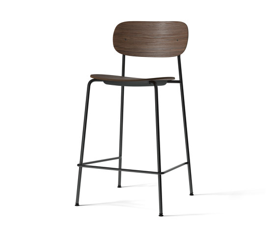 Co Counter Chair, Black Steel | Dark Stained Oak | Counter stools | Audo Copenhagen