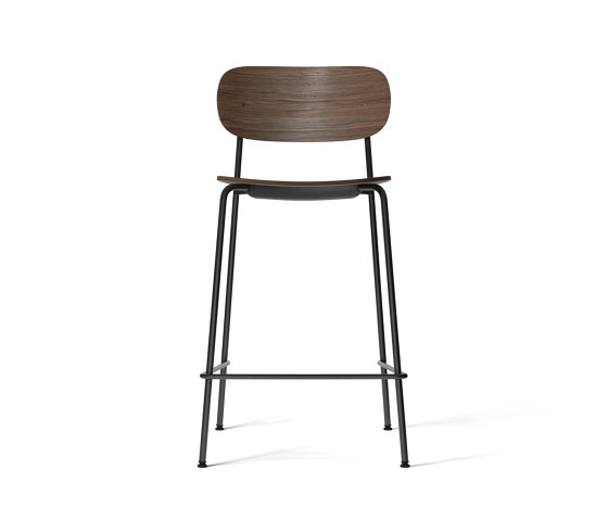 Co Counter Chair, Black Steel | Dark Stained Oak | Sedie bancone | Audo Copenhagen