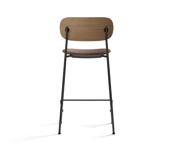 Co Counter Chair, Black Steel | Dark Stained Oak / Reflect 0344 | Counterstühle | Audo Copenhagen