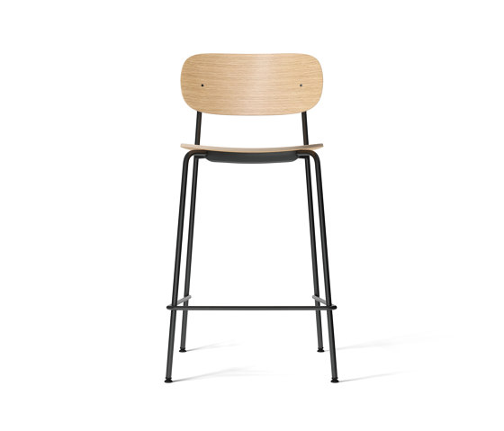Co Counter Chair, Black Steel | Natural Oak | Counter stools | MENU