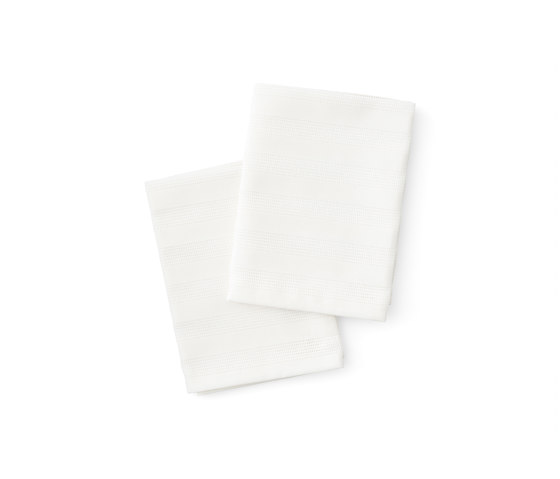 Graphium Tea Towel, 40 X 64 | Ecru / White, 2-pack | Esstischaccessoires | Audo Copenhagen