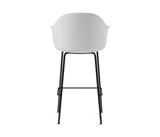 Harbour Bar Chair | Black Steel, Light Grey, Plastic | Barhocker | Audo Copenhagen