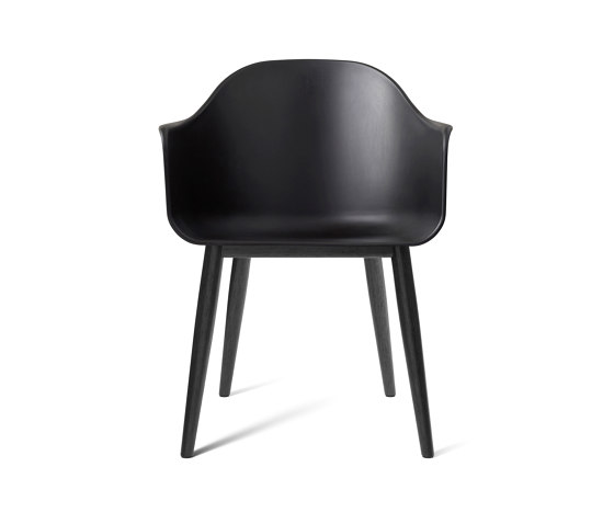 Harbour Dining Chair | Black Oak, Black Plastic | Chaises | Audo Copenhagen