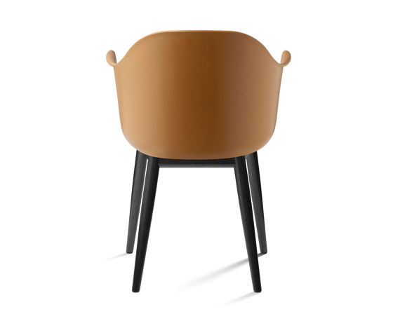 Harbour Dining Chair | Black Oak, Khaki Plastic | Sillas | Audo Copenhagen